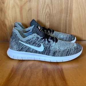 Nike Free RN Flyknit Running Shoes Grey SEF0887